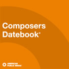 Composers Datebook